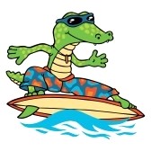 Alligator With Sunglasses